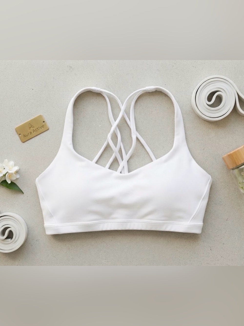 Lululemon Free to Be Serene Bra White Size 6